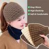 Fashion Comfortable Women's Winter Warm Headband Soft Stretch Postpartum Hat Crochet Neck Warmer for Women Girls