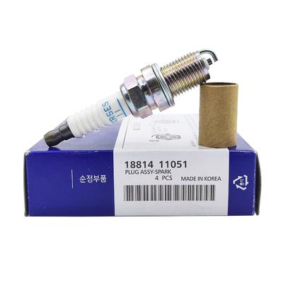 4PCS 18814-11051 BKR5ES11 Iridium Spark Plug For Hyundai Elantra Sonata Accent Getz Tiburon 18814 11051 BKR5ES-11 1881411051
