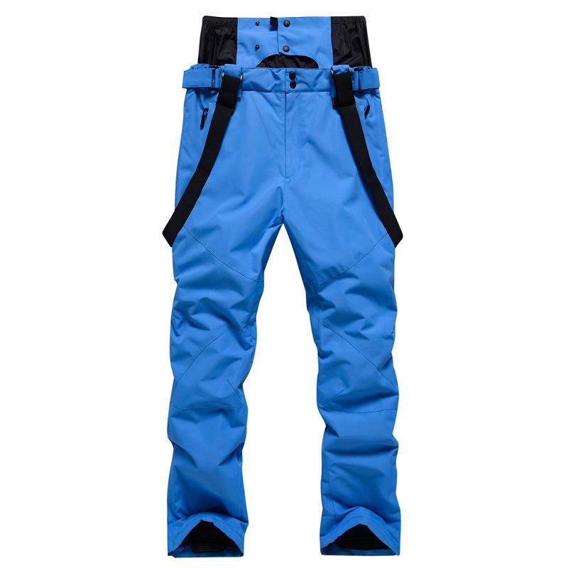 Youth Snowboard Double-layer Waterproof Windproof Warm Ski Pants