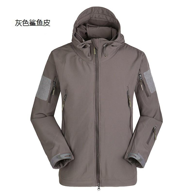 Men Waterproof Camo Fleece Softshell Cycling Jacket Outdoor Windproof Warm Coat