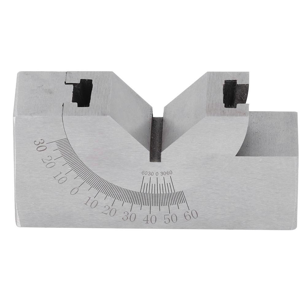 Alloy Steel Material Angle V Block 0-60° Range Adjustable Angle Block For Lathe Machine