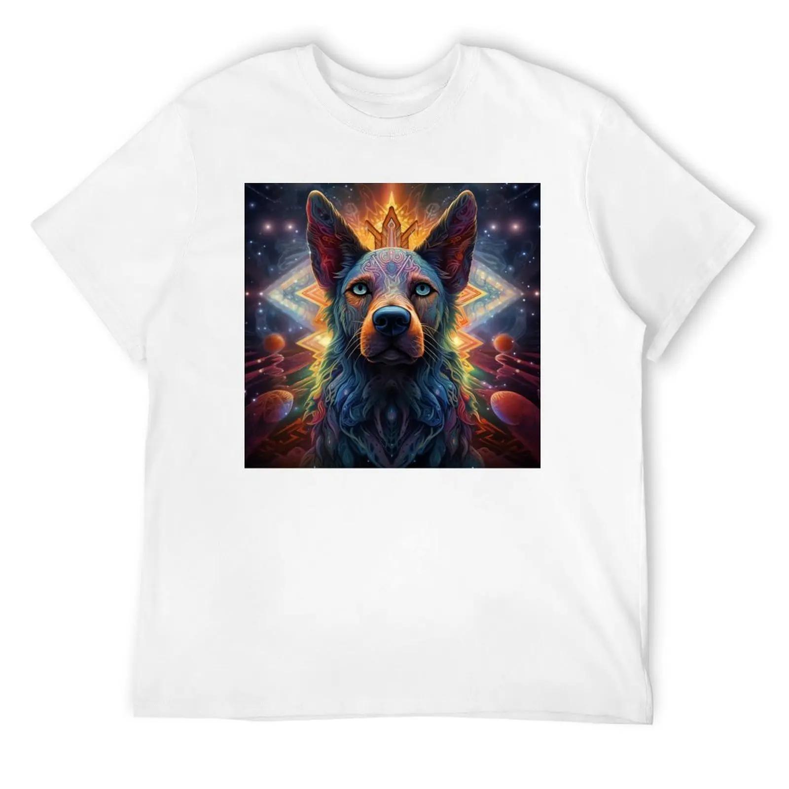 Футболка Dog Spirit для любителей спорта простая компрессионная рубашка для мужчин S белый 1428₽