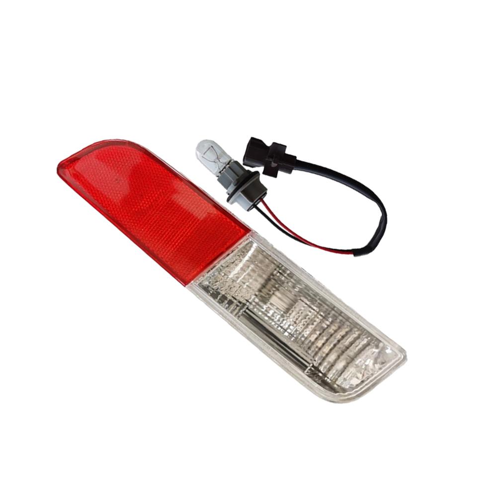 Rear Bumper Reflector Light For Mitsubishi Outlander 2013 2014 2015 8337A111 8336A102 Rear Tail Brake Lamp with Bulbs