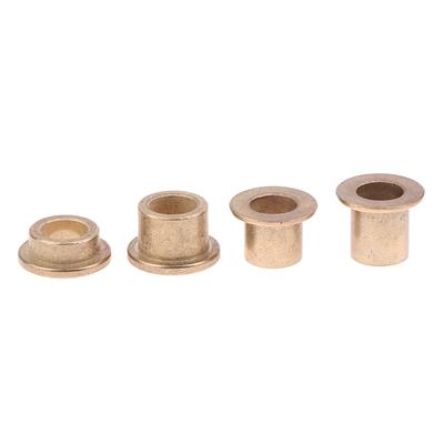 5Pcs Inner Diameter 8Mm Powder Metallurgy Oil Bearing With Edge Step Shoulder Flange Bushing Copper Sleeve