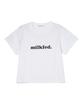 Milkfed Cooper Logo Compact Short Sleeve Tee In White Women's