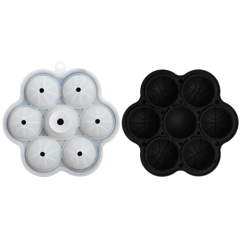 Domácí Výrobník ledu s velkou kapacitou Forma na ledové kostky Kulatá silikonová forma na ledové koule Kuchyňské barové doplňky Bartenderské náčiní