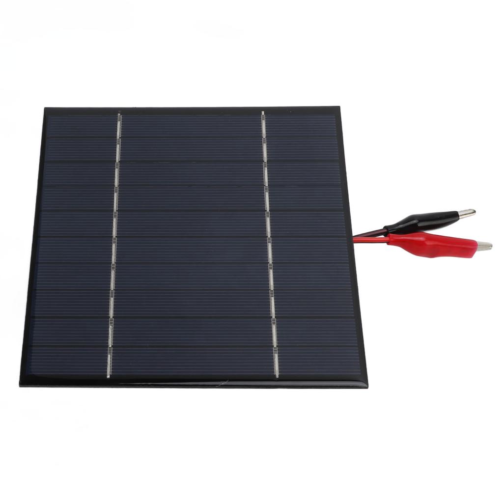 2.5W 5V Mini Solar Panel Poly Mini Solar Cell Panel Module DIY Solar Epoxy Panel Tiger Clip