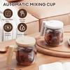 400ML Self Stirring Coffee Cup Waterproof Glass Electric Mixing Cup High Speed Stirring with Detacha Stirrin Travel Coffee Cup