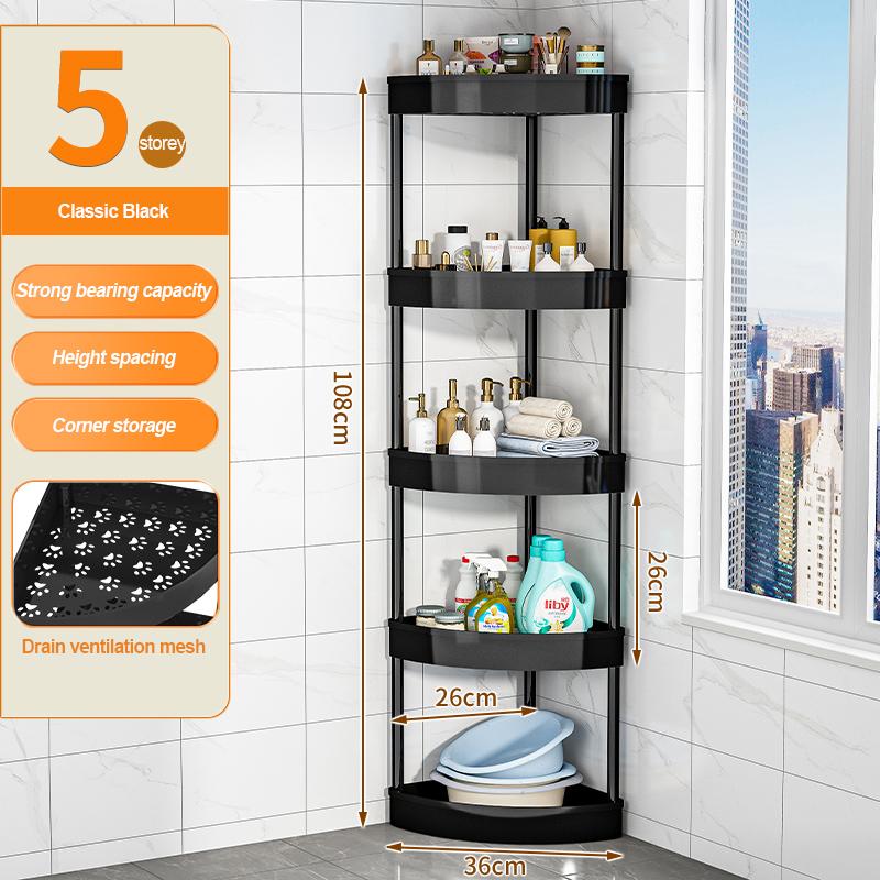 Badezimmer-Aufbewahrungswagen mit Rädern Küchen-Wohnzimmer-Aufbewahrungsregal Hohe Tragfähigkeit Wohnaccessoires