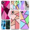 Phone Case For Xiaomi Redmi Note 15 14 13 12 4G 10 11 Pro Plus 5G 14C 13C 12C 10C Soft TPU Cover Color Geometry Marble