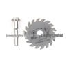 HSS High-Speed Steel Grout Saw Blade Set: Mini Woodworking Thin Cutting Blade for Electric Grinder, Drill, and Circular Saw.