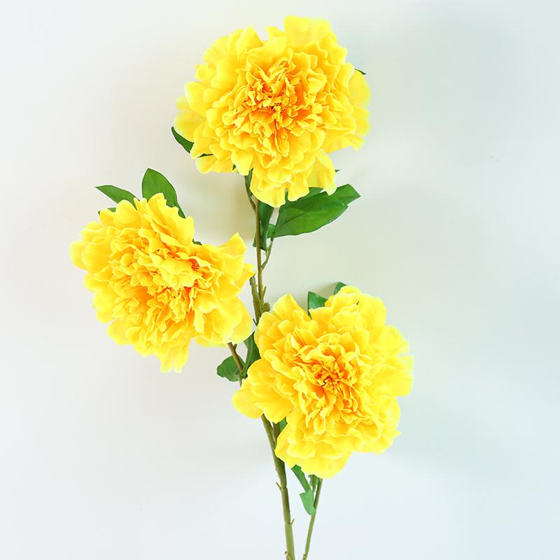 Peony Silk Flower: Large, Single-Head Tabletop/Floor Decoration