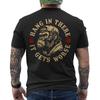 Hang In There It Gets Worse Sarcastic Humor Monkey ON BACK TShirt Unisex T-Shirt