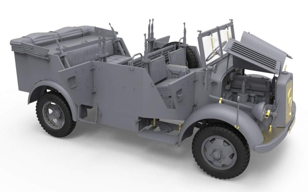 Miniart German Plastic Model Kit MA35189 1/35 Kfz.70 & 7.62cm F.K.39 (r)