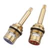 Drip Resistant Faucet Valves Replacement Brass Ceramic Stem Disc Cartridges Hot And Cold Water Spool Easy to Install