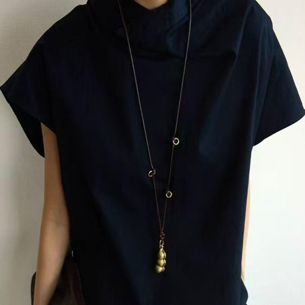 Long Chain Necklaces Rope Sweater Chain Fashion Pea Pod Necklaces  Gift