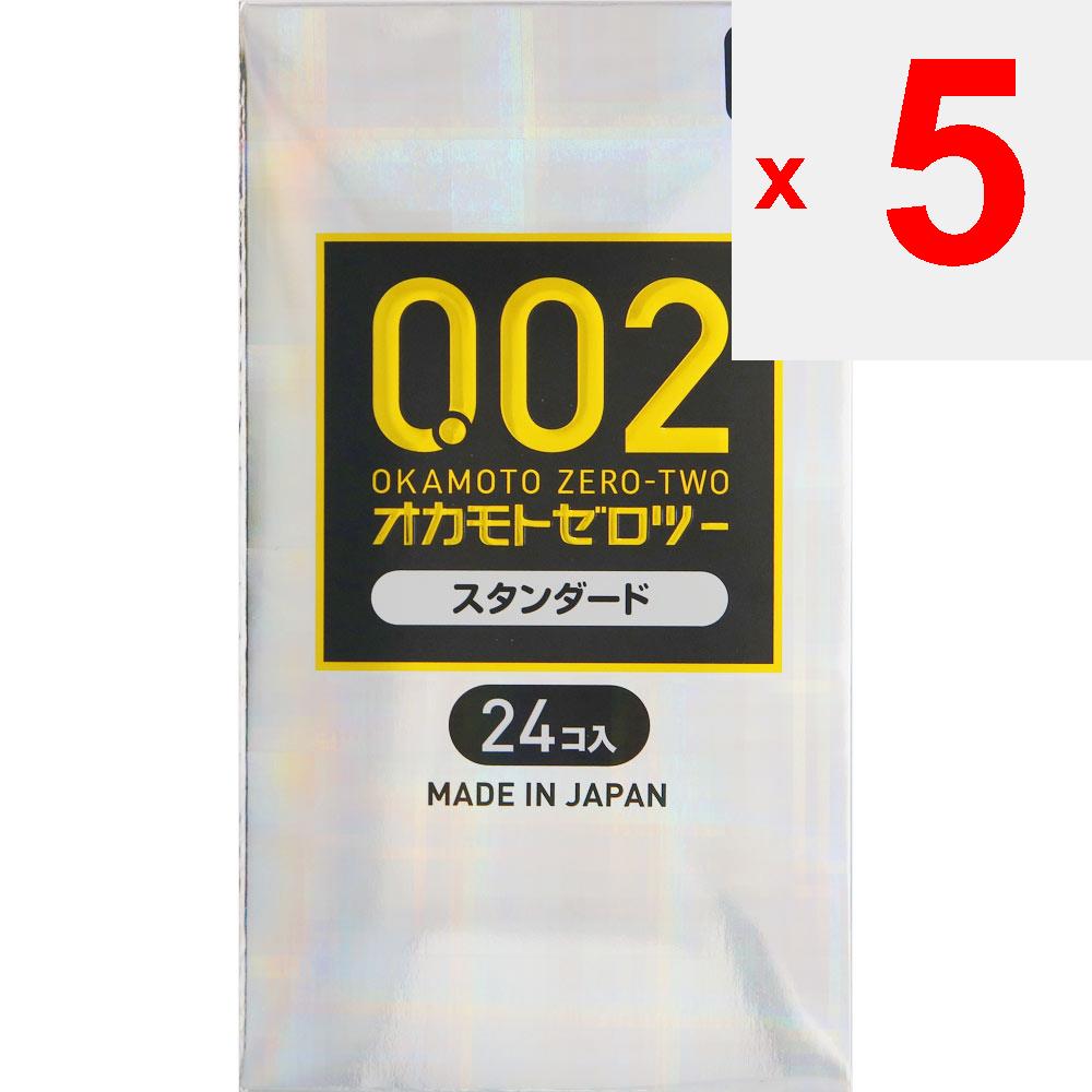 OKAMOTO Okamoto Zero Two Zero Two Clear 24pcs Pack of 1 Standard type Pleasant to the touch! Pack of 1