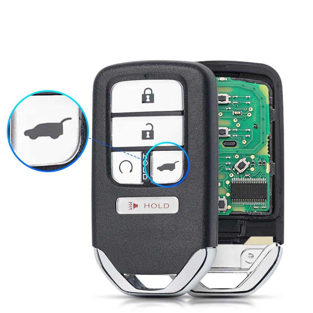 KEYYOU KR5V2X For Honda Accord Piot CR-V Civic HRV 2016 2017 2018 2019 2020 433MHz ID47 Chip 2/3/4/5/6/7BNT Smart Car Remote Key