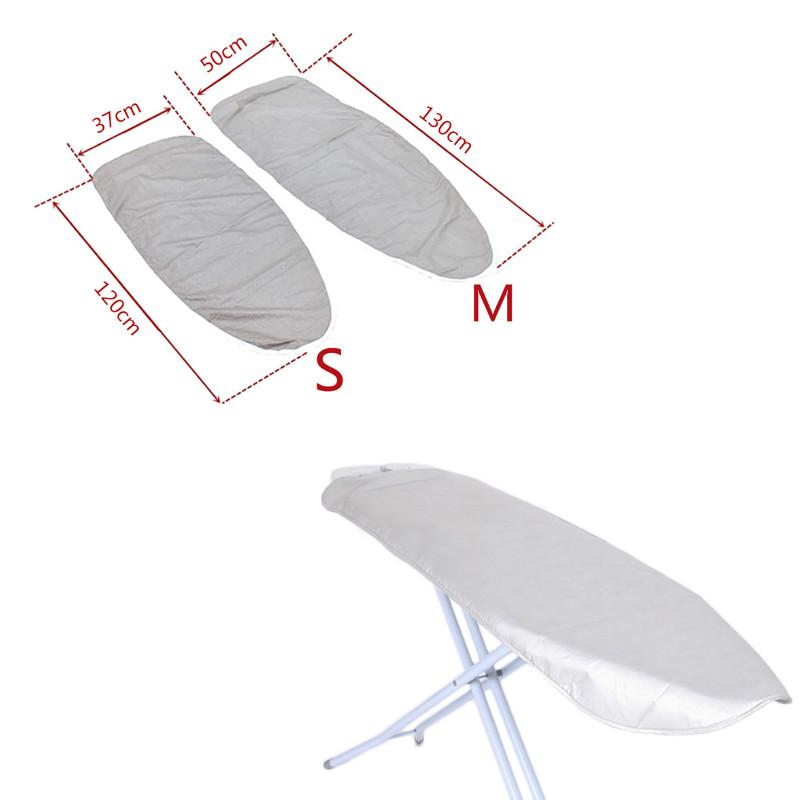 New Home Universal Silver Coated Padded Ironing Board Cover Heavy Heat Reflective Scorch Resistant 120*37cm/130*50cm