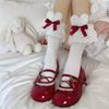 Japanese Harajuku Lolita Sweet Rabbit Ear Socks Women Summer Jk Bow Short Socks Lolita Lace Large Lace Sweet Socks