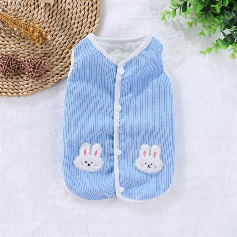 

Вельветовый кардиган-жилет для маленьких и средних собак: Утепленный осенне-зимний стиль для питомцев Large