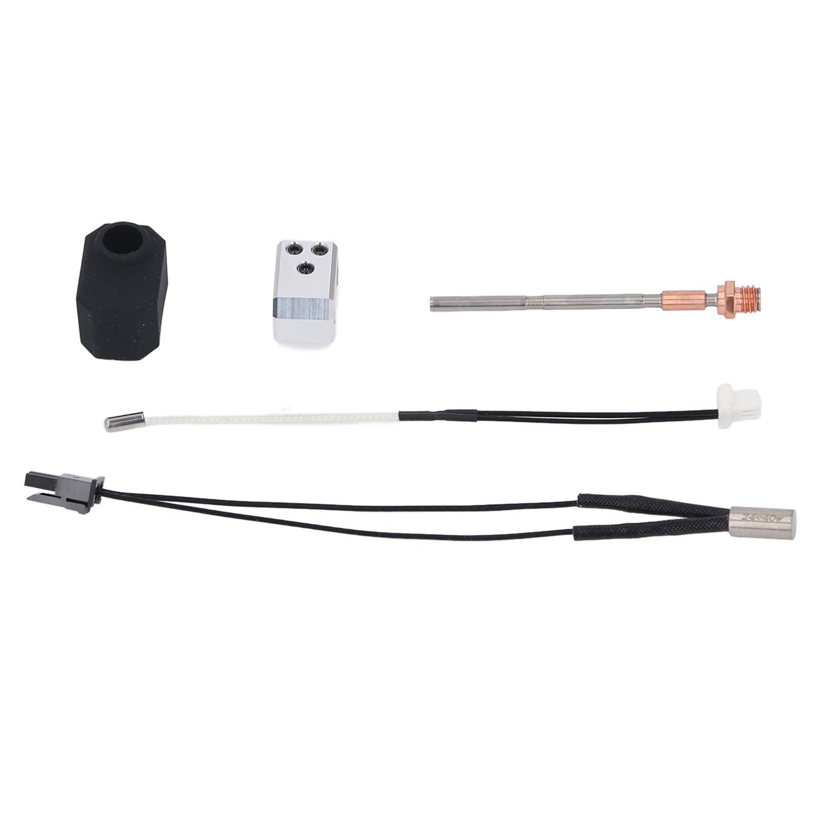 

Комплект нагревательного блока Hotend из алюминия для 3D-принтера Prusa MK4 с биметаллическим нагревательным стержнем горловины