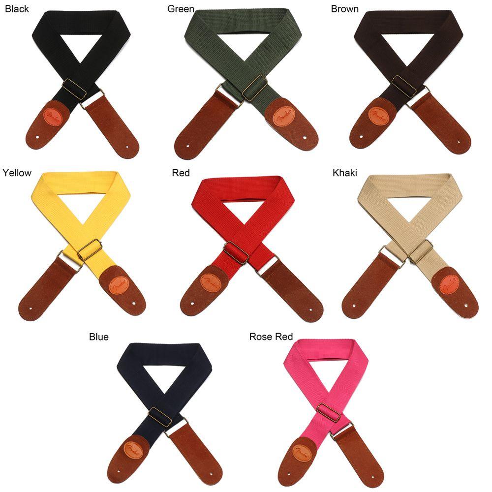 Useful Musical Instrument Part Canvas Guitar Accessories Guitar Strap Adjustable Guitar Belts