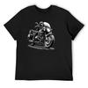 Lady Riding a Motorcycle T-Shirt Boys Whites Summer Top Oversized T Shirt T Shirts for Men Cotton