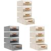 Organizzatore con contenitore sotto il letto con design pieghevole per l'organizzazione dell'armadio in camera da letto