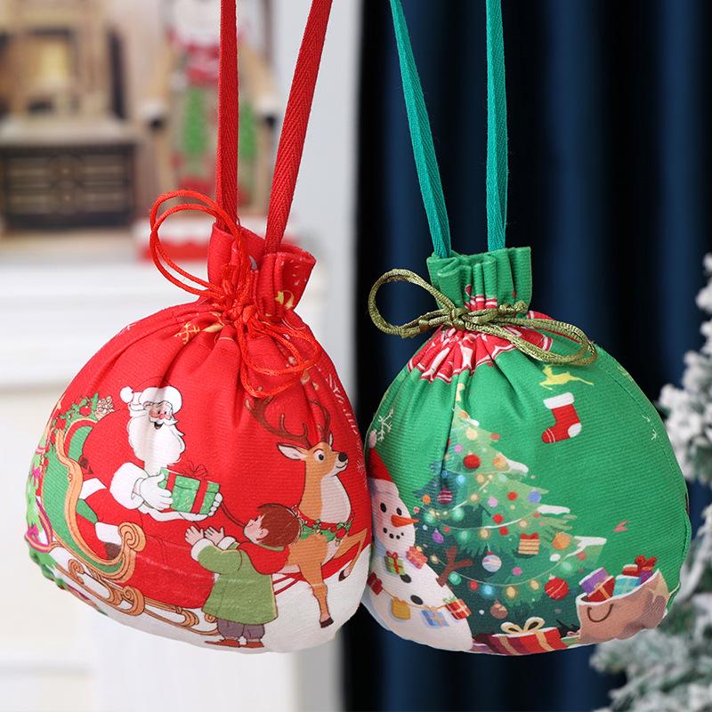 Christmas Eve Children's Plush Handbag - Cartoon Candy Gift Bag