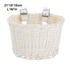 10 Colors Kids Bike Basket Rattan Wicker Retro Woven Bicycle Basket  Bicycle Accessories