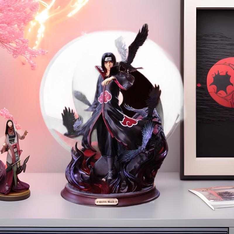 Naruto Figure Akira Organization Uchiha Crow Ferret Immortal Naruto Statue Model Ornament Birthday Gift