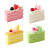Mousse Cake Squeeze Toy Soft Stress Relief Toy Slow Rising Rectangular Cake Fidget Toy for Kids Adults Office Workers Anxiety Relief
