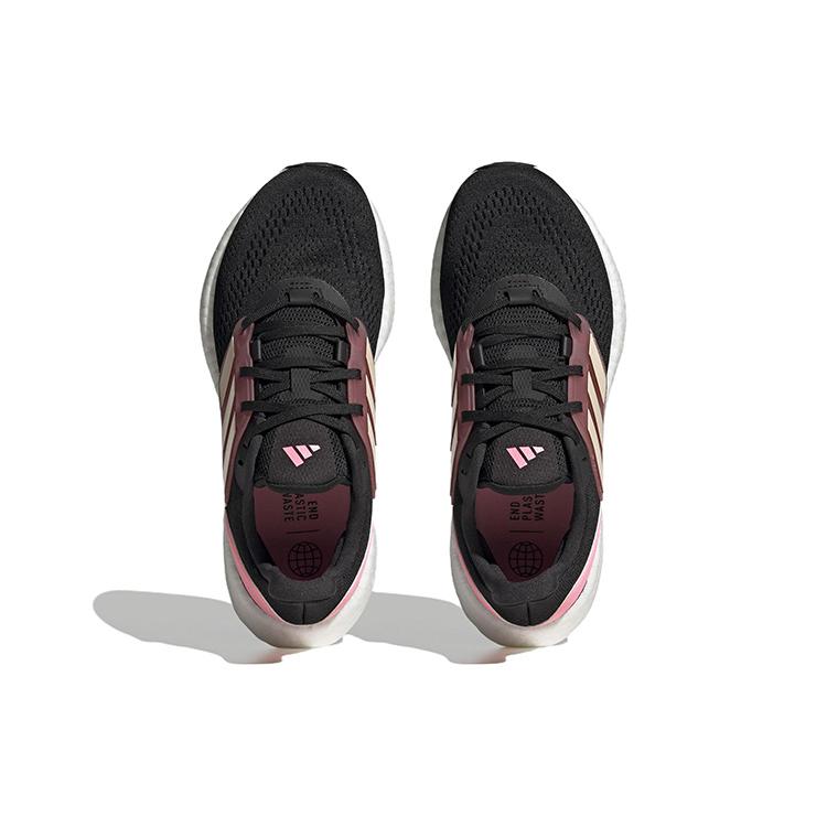 New Adidas PureBoost 22 'Black Pink Strata' Women's HQ8581