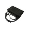 Bottega Veneta Street Style Solid Color Woven Zipper Mini Messenger Bag Men Bags Black 609692VCPQ18984