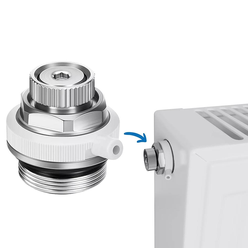 15 ks Měděný radiátorový odvzdušňovací ventil Plně automatický topný ventil 12 palců pro radiátory kotle s automatickým zpětným ventilem