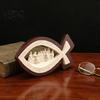 Desktop Faith Statues Fish Shape Last Supper Scene Statue Resin Religious Sculpture Decorative Retro Style Crafts Art Ornament for Home Living Room