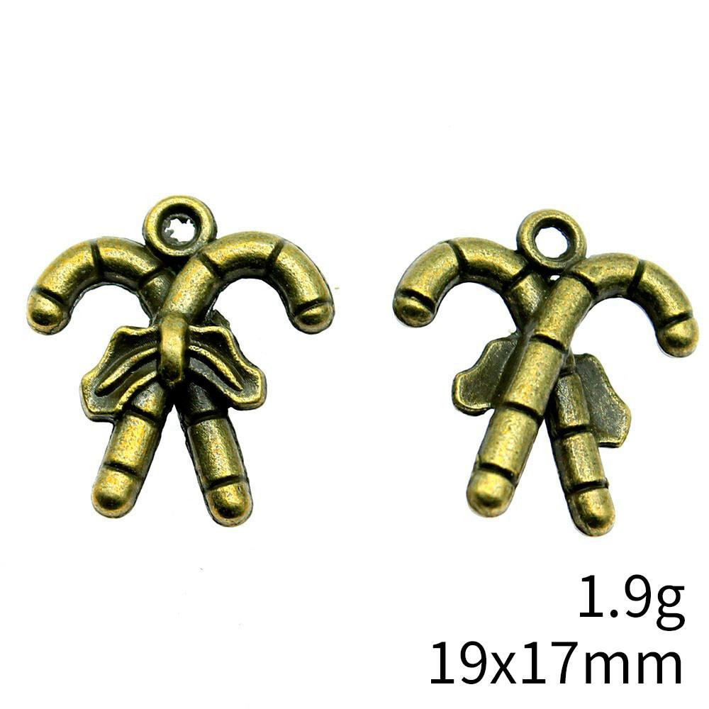 Back To School Charms For Keychains Christmas Tree Charms Pendant Backpack Craft Pendants