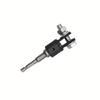 2pcs(Adapter + Steel Ball Post)Heavy-Drive High-Carbon Steel Jack Adapter | Adjustable Jaw Impact Wrench Socket with Hex Bolts for Automotive Repair