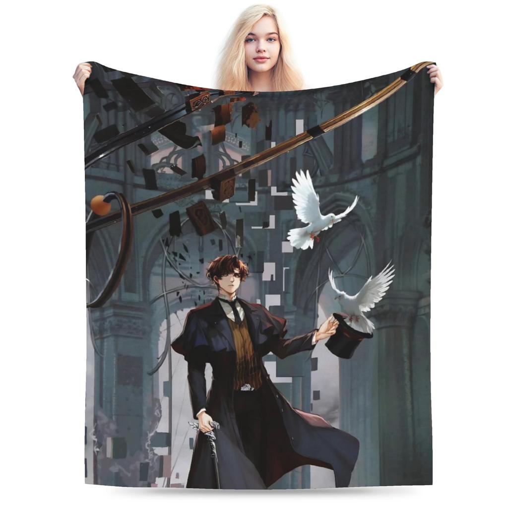 Lord Of The Mysteries  Warm Blanket  Kids Plush Throw Blanket Funny Bedroom Flannel Bedspread Sofa Bed Cover