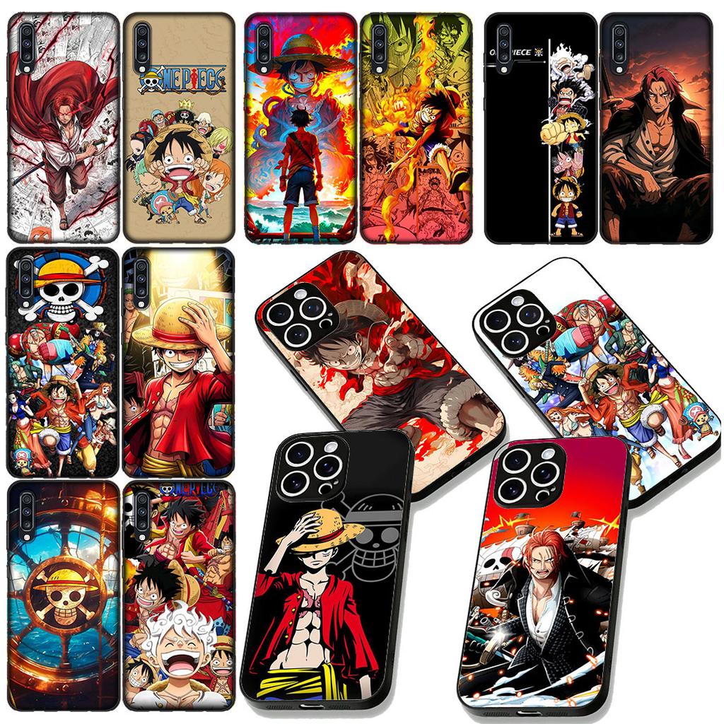Red Hair One Luffy Pieces Shanks Phone Cover for Motorola Moto E13 E20 E32 E22 E14 E15 G32 G60 G72 G7 G8 G82 G9 Plus Power Case