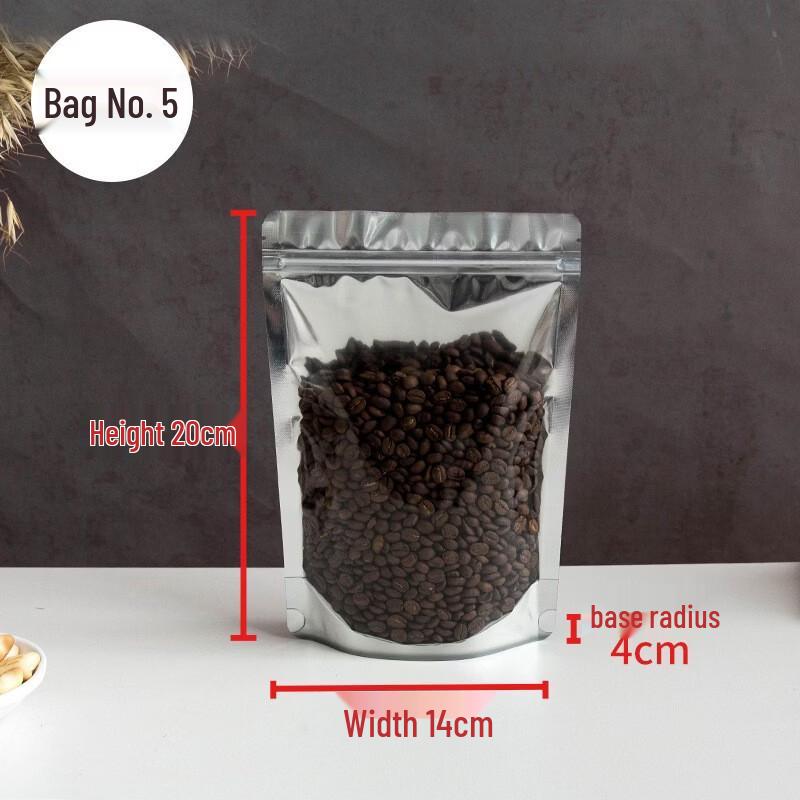 Xihe Semi-Transparent Aluminized Stand-Up Zip Lock Bags