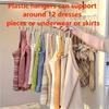 12-hook Wavy Seamless Underwear Hanger, A Household Hat, Scarf and Bra Storage Wonder, Student Dormitory Hanger