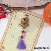 1Pcs Chinese New Year 2027 Goat Hanging Ornaments Gold Lucky Design Red Tassels For Spring Festival Home Wall Decor