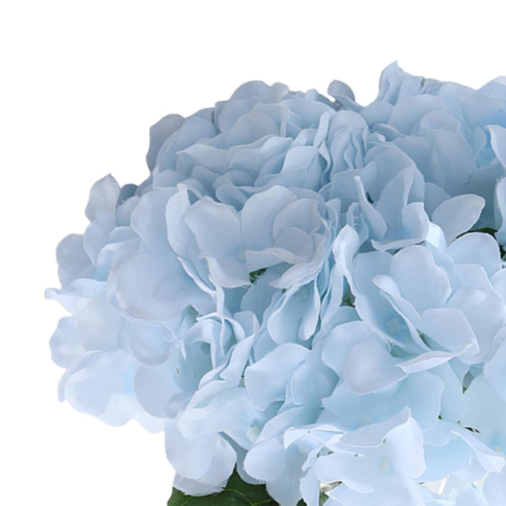 2 Pezzi Bouquet di Fiori Ortensia Fiore Real Touch Regali San Valentino Matrimonio Natale Ufficio Festa di Famiglia Soggiorno