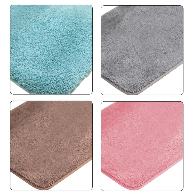 Absorbent Bath Mat NonSlip Bathrooms Rug Carpet Quickly dry Toilet Shower Floor Mat for Wet Area Machine Washable
