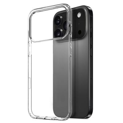 NORTHJO For iPhone 17 Pro Case Soft TPU Clear Phone Cover with Tempered Glass Screen Protector