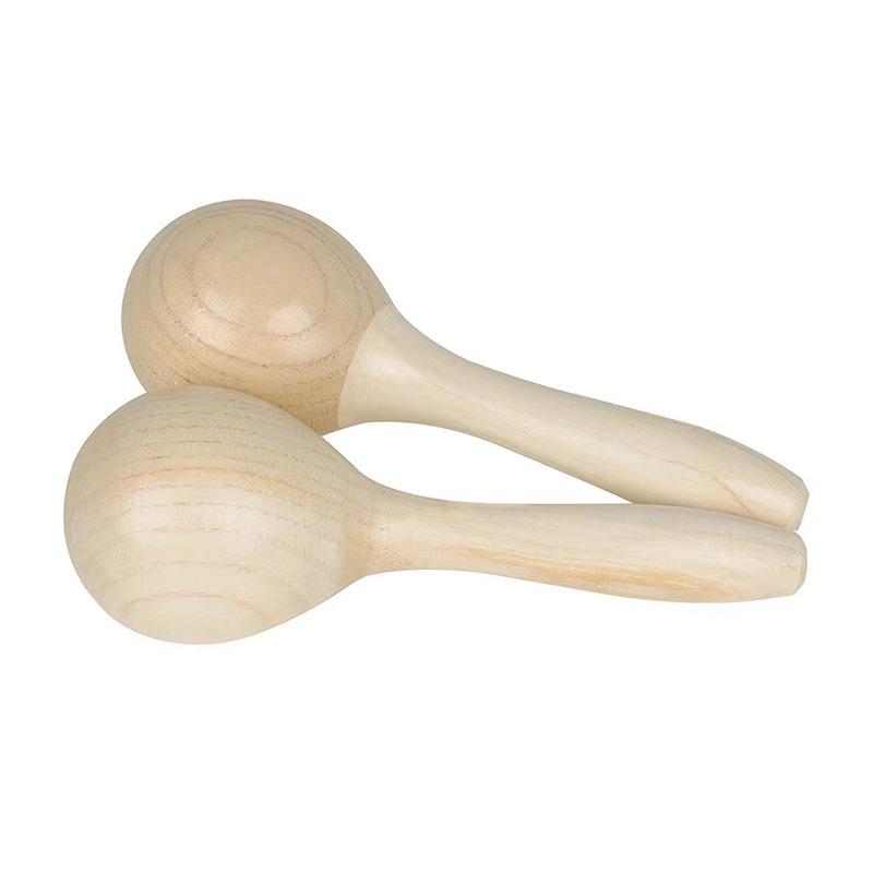 Orff Children's Wooden Shaker: Early Education Sand Ball for Kindergarten Performance & Handbell Accompaniment