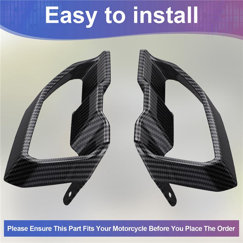 Motorcycle Ram Air Intake Covers Panels Fairing Fit For  MT-10 FZ-10 MT10 MT 10 FZ10 2016-2021