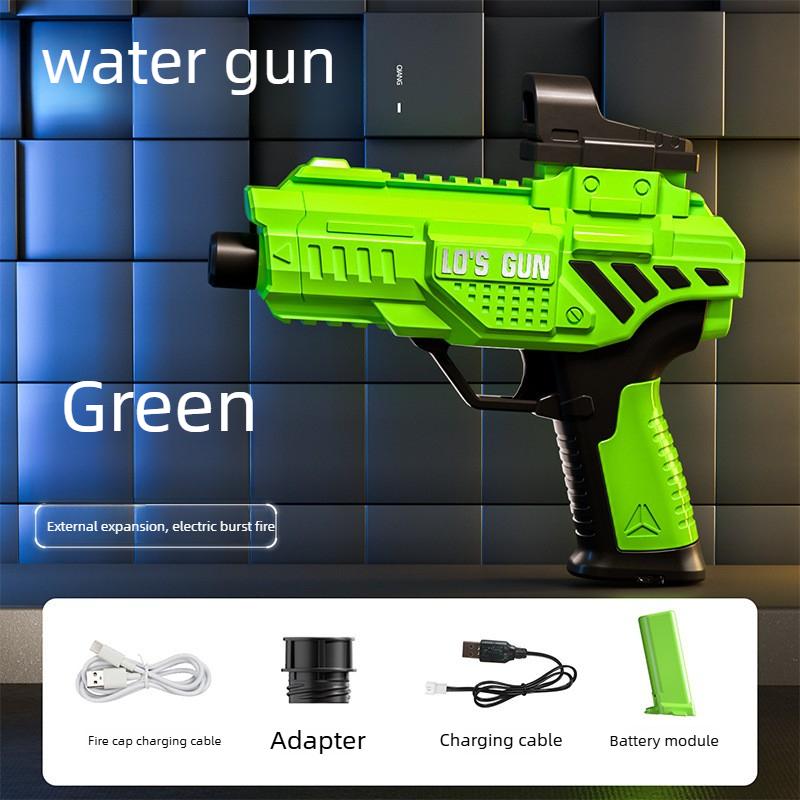 Non-Toxic Electric Water Gun High Pressure Squirt Gun Automatic Shooting Watergun Summer Outdoor Beach Pool Garden Fight Toy Gun Kids Gift